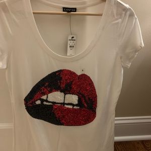 Lips t shirt